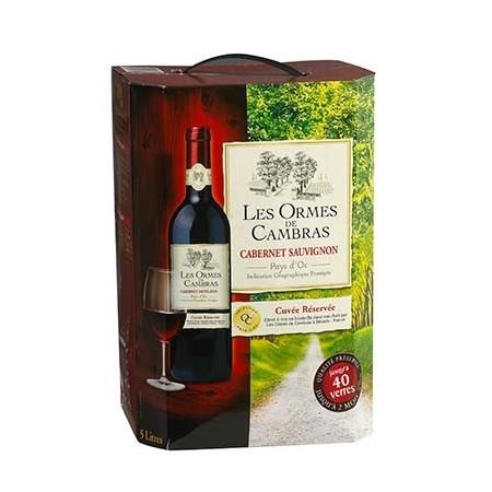 IGP PAYS D'OC LES ORMES DE CAMBRAS CABERNET SAUVIGNON BIB 5L
