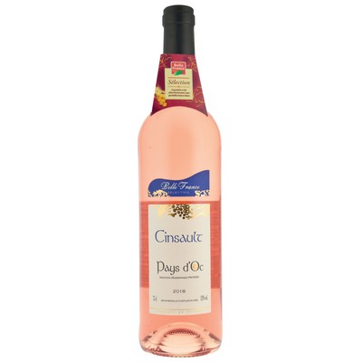 Pays d’Oc Cinsault Rosé Belle France Bottle 75cl