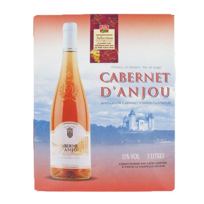CABERNET D'ANJOU Rosé Belle France BIB 3L