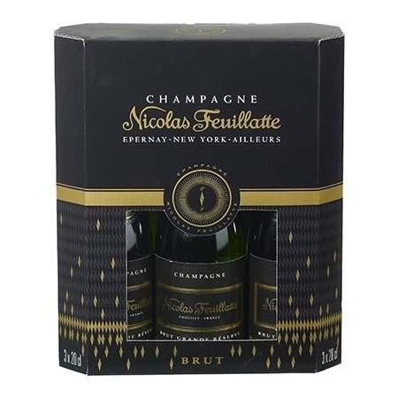 Nicolas Feuillatte Champagne Grande Réserve Pack 3 x 20 cl