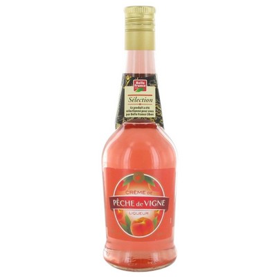 Peach Liqueur 15% Belle France Bottle 50cl