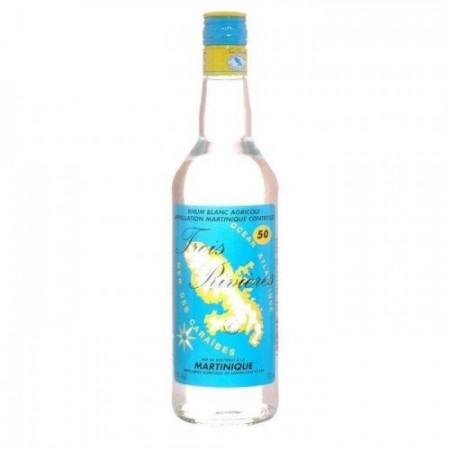 Trois Rivières white agricultural rum 50° - 1L