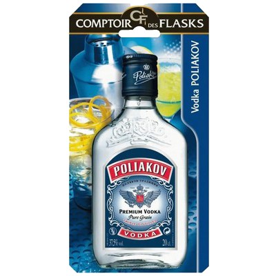 POLIAKOV Vodka Flask 20cl 37.5°