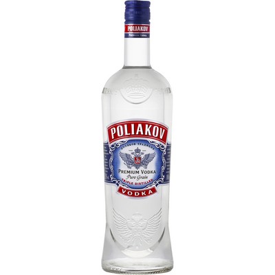 POLIAKOV Pure Grain Triple Distilled Vodka 1L 37.5°