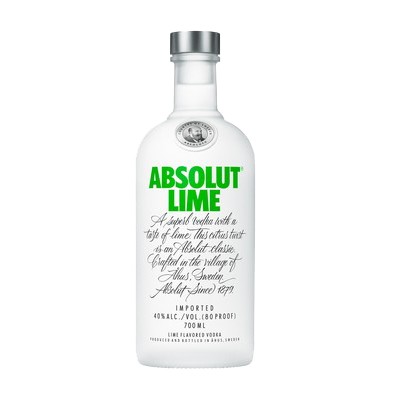 VODKA ABSOLUT LIME 70.40°