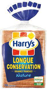 HARRYS PAIN DE MIE LONGUE CONSERVATION NATURE 550G