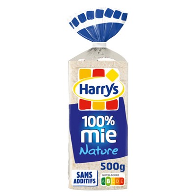HARRYS 100% Crustless White Sandwich Bread 500g