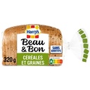 HARRYS BEAU & BON Sandwich Bread with Wheat Flour, Cereals & Seeds 320g