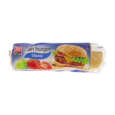 Hamburger Buns x6 Belle France 300g Bag
