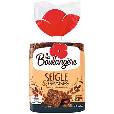 Large Sliced Rye & Seeds Sandwich Bread 500g