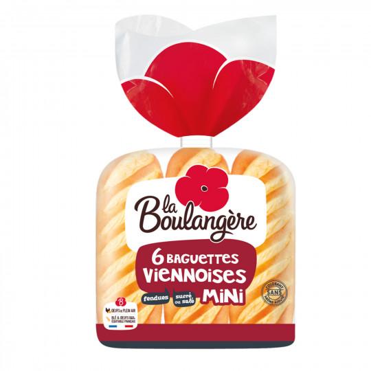6 Baguettes viennoises mini 330g
