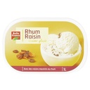 TRAY OF 1L GRAPPE RHUM ICE CREAM  BF