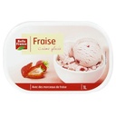 Strawberry Ice Cream with Pieces Belle France Tub 1L 520g