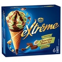 Cônes Extrême Chocolat Pistache pépites de Nougatine 6x71g