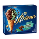 Extrême Mint Chocolate Cones with Chocolate Chips 6x71g