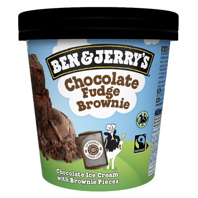 Ben & Jerry's Chocolate Fudge Brownie Ice Cream Tub 465ml