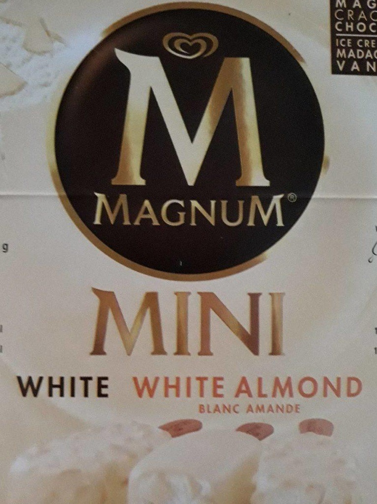 MAGNUM MINI WHITE.ALMONDS.X6