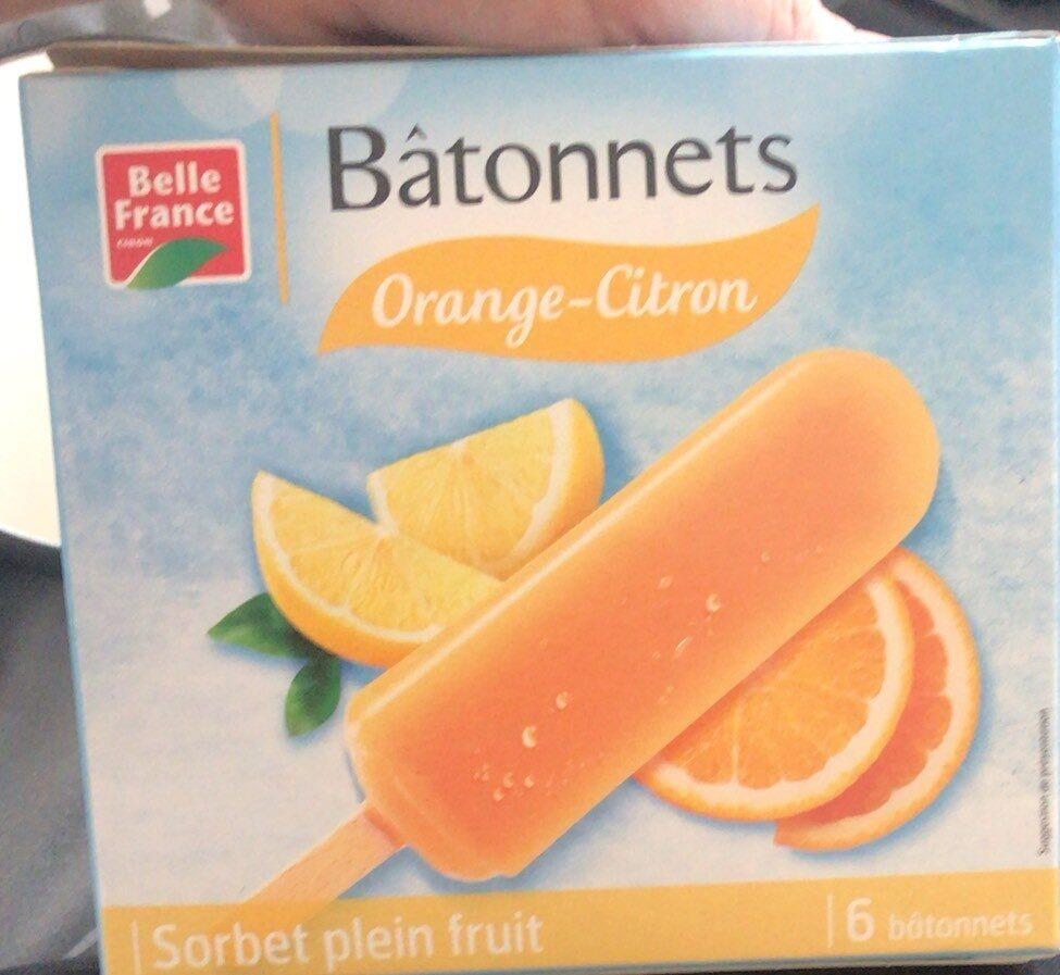 Belle France Orange Lemon Ice Lollies Box 6 x 60ml