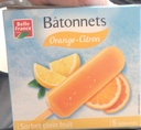 Belle France Orange Lemon Ice Lollies Box 6 x 60ml