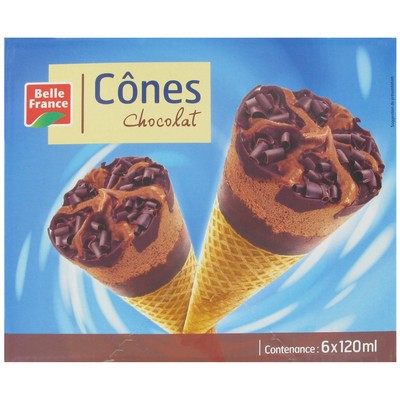 BF Chocolate Cone Pack 6 x 120ml
