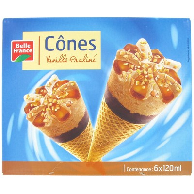 B6. VANILLA PRALI. CONES BF