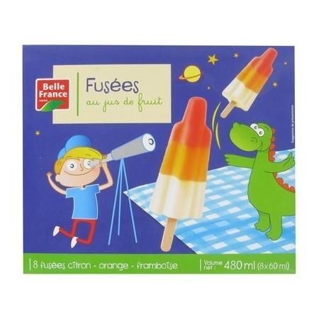 Fruit Juice Rocket Lollies BF Box 8 x 60 ml