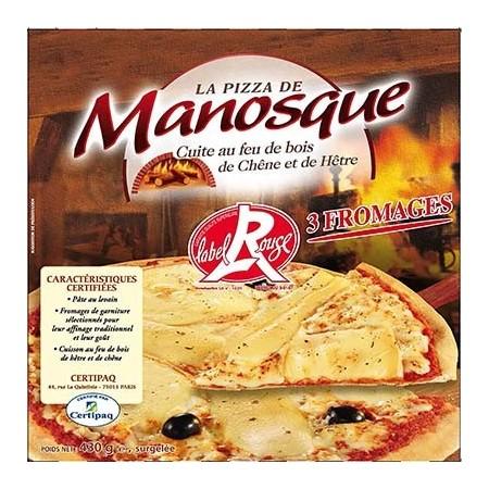 Pizza 3 fromages Label Rouge 430g