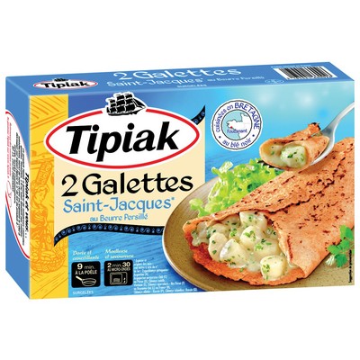 Scallop Butter Galettes 125g x2 Tipiak