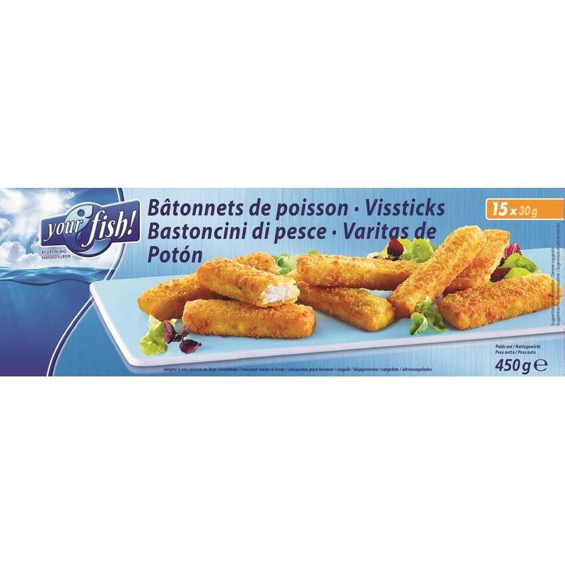 15 Breaded Fish Sticks (450 g)