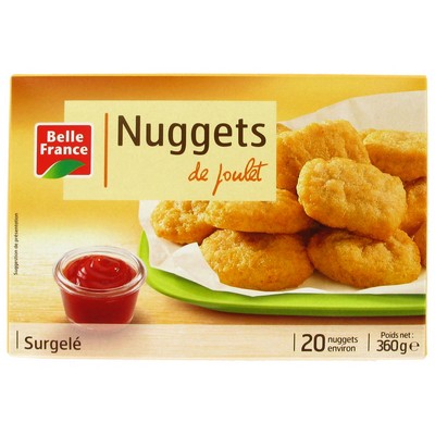 NUGGET DE POULET X 20 BF ETUI 360 G