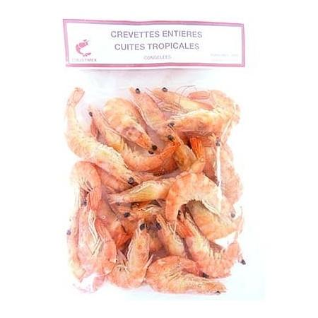 Crevettes Entières Cuites 40/60 pcs/kg Sachet de 350 gr Article 2356