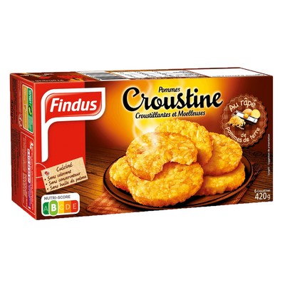 POTATO.CROUSTINE 420G.FINDUS
