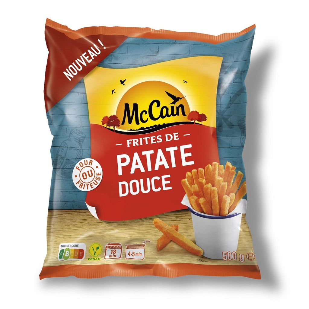 McCain Frites de patates douces 500 G