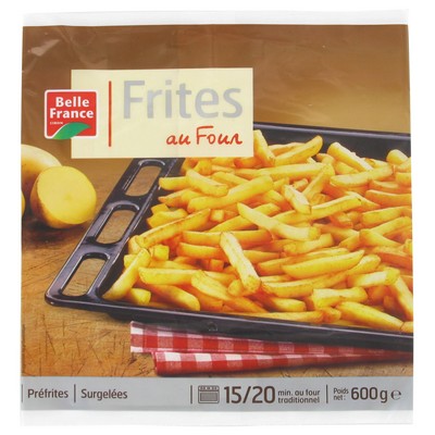 FRITE AU FOUR BF SACHET 600 G 