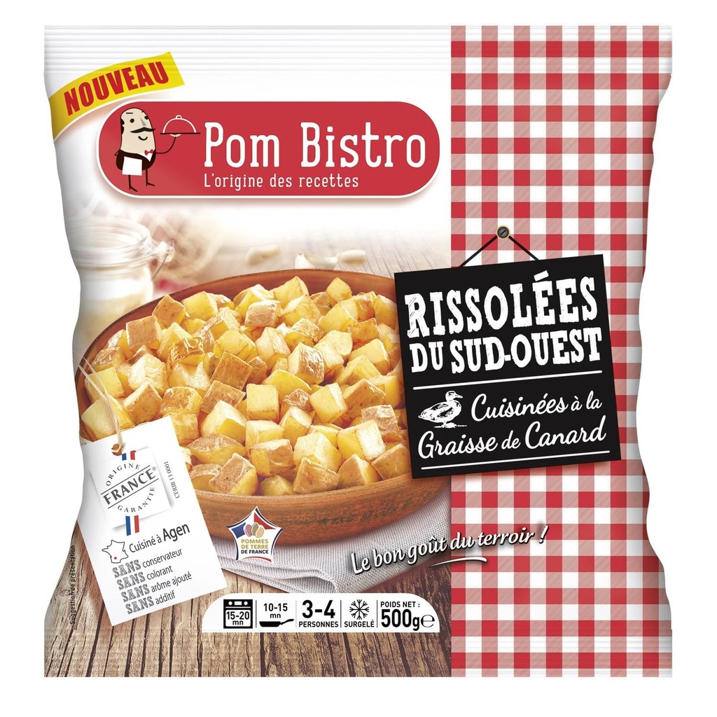 RISSOL POTATOES DUCK GREESE 500G	