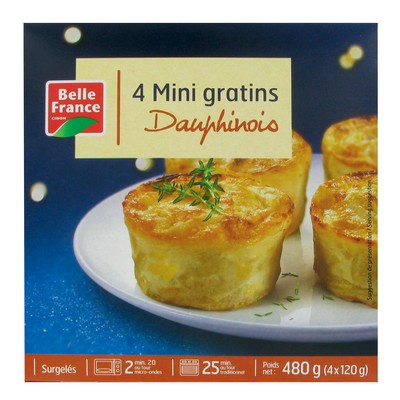 Mini Gratin Dauphinois x4 Belle France 480g