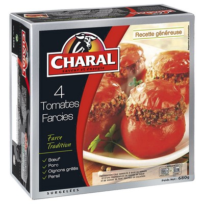 Tomates farcies x 4 - 680 g surgelées