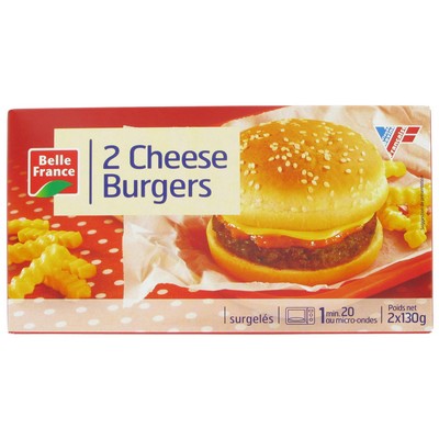 CHEESEBURGER X 2 BF ETUI 260 G