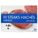 Beef Burger Patties 20% Fat x10 Box 1kg