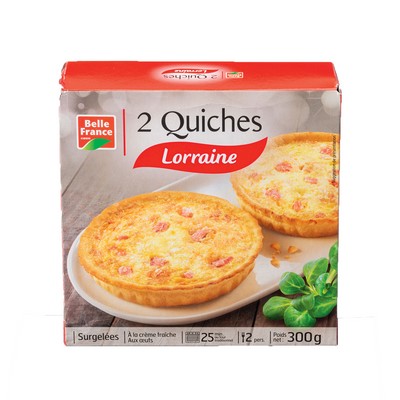 QUICHE LORRAINE X 2 BF 300 G