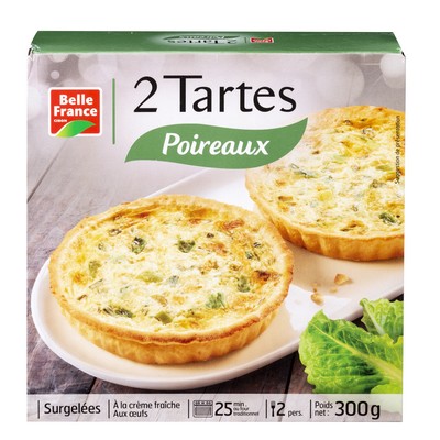 Leek Tart x2 Belle France 300g