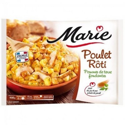 Roast Chicken with Melt-in-the-Mouth Potatoes, Herbed Gravy & Parsley MARIE 900g