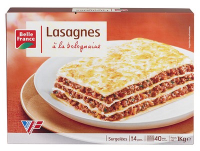 LASAGNE A LA BOLOGNAISE BF ETUI 1 KG 