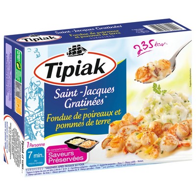 Scallops au Gratin with Leeks 310g Tipiak