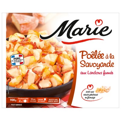 Savoyard Skillet with Smoked Bacon in Raclette and Emmental Cheese Sauce MARIE 900g