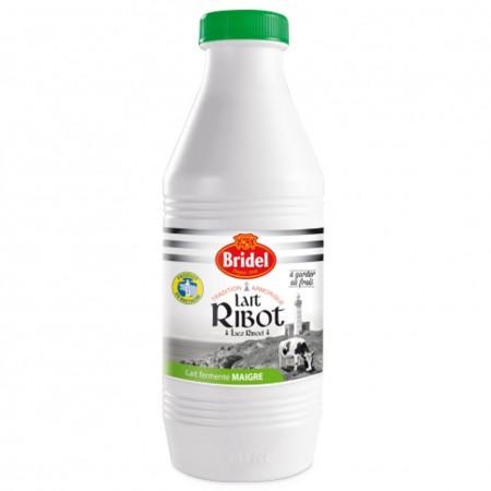 Bridel Lait Ribot fermenté maigre bouteille de 1 litre