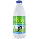 Organic Semi-Skimmed UHT Milk Belle France Bottle 1L