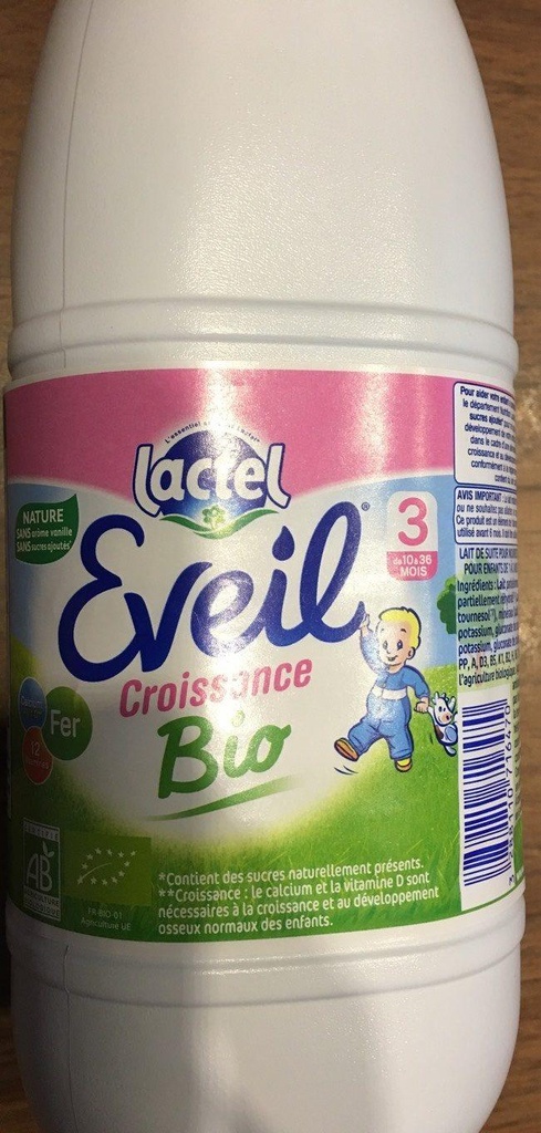 SCREW CORK 1L EVEIL MILK LACTEL