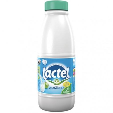 Lactel Skimmed Milk Vitamin D UHT Bottle 1L