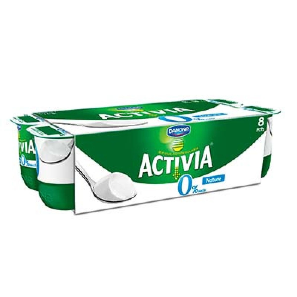 ACTIVIA Natural 0% 8x125g Yogurt